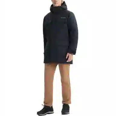 Columbia Omni-Heat Hooded Down Jacket Black