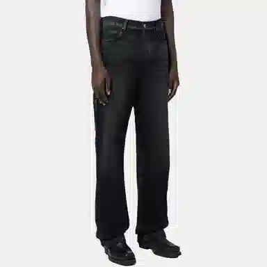 AMIRI Wide Leg Jeans Black