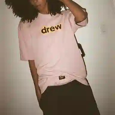 Drew House Secret SS Tee - Dusty Rose LogoT