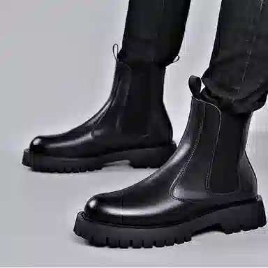 Mingyitu Chelsea Boots Black