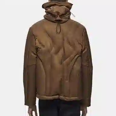 A-COLD-WALL* Nylon Hooded Jacket Brown