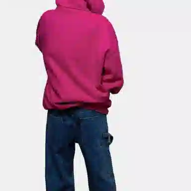 Drew House Mascot Hoodie Magenta Logo