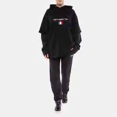 Vetements Hoodie Black