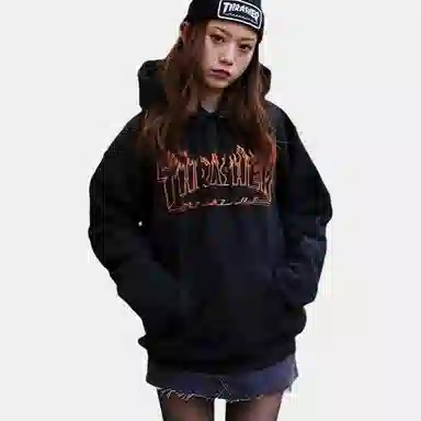 Thrasher Richter Hoodie Black