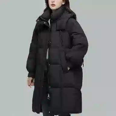 雅鹿 保暖时尚纯色羽绒服 女款