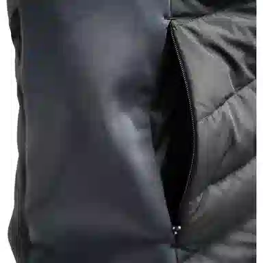 Anta Logo Print Puffer Jacket Black