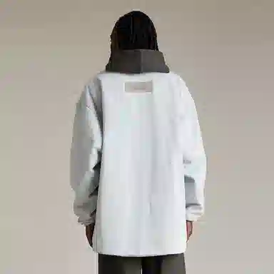 Fear of God Essentials SS24 Hoodiegarden Light Wash Denim