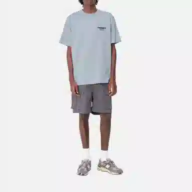 Carhartt WIP Loose Duck Print T-Shirt Sky Blue