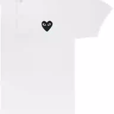 CDG Play SS24 White Polo