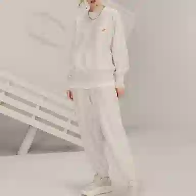 Champion FW23 Women'S Micro Stretch C-Logo Crewneck Sweatshirt