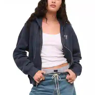 Abercrombie & Fitch Letter Jacquard Sweatshirt