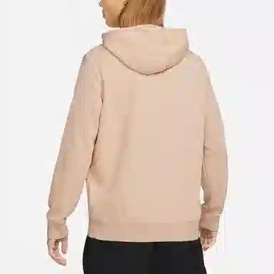 Jordan Logo Knit Hoodie Pink Grey