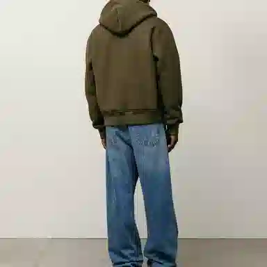 Stussy FW25 FW25 BONDED SHERPA HOODIE logo