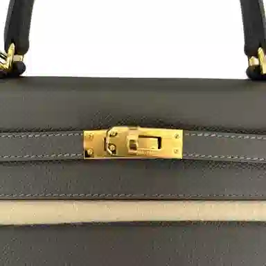 Hermes Kelly 25 Epsom Cloud Grey