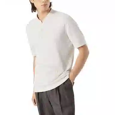 Brunello Cucinelli FW24 Light Grey Polo