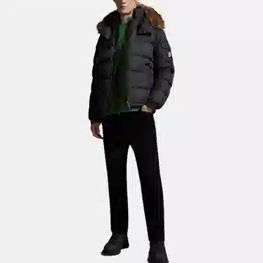 Moncler Mayaf Short Down Jacket Black