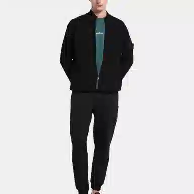 Stone Island Ghost Pieces Black Knit Zip Sweater