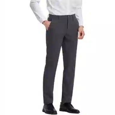 才子 中腰微弹加绒加厚休闲裤 男款