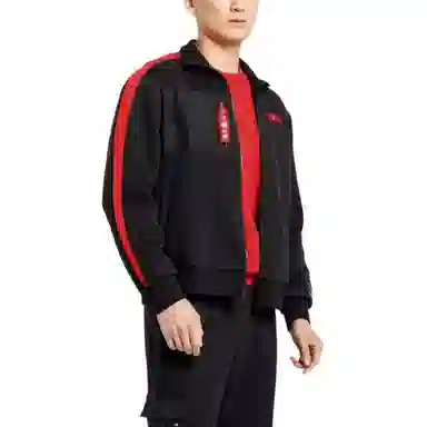 Puma Logo Stripe Jacket Black