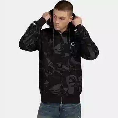 Aape Poker Badge Camo Hoodie