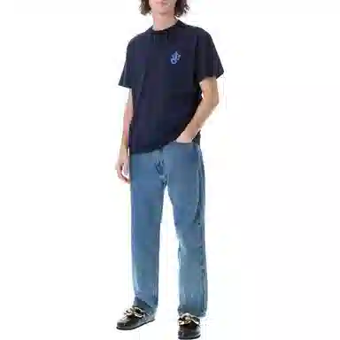 JW Anderson Anchor Logo T-Shirt Blue