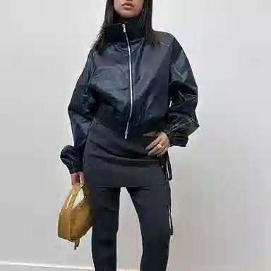 MATIN KIM FW24 Navy Bomber Jacket