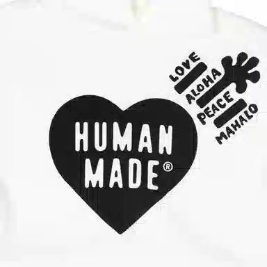 HUMAN MADE x Noritake Hoodie White Heart Letter Print