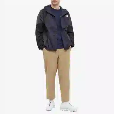 The North Face Logo Zip Hoodie Jacket Men Deep Sea Blue