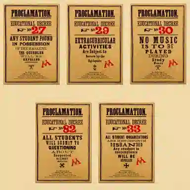 Harry Potter Wanted Poster Series