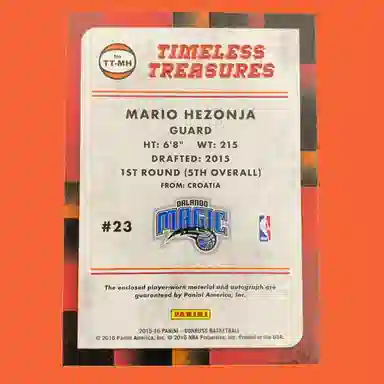 PANINI 2016-17 patch 0810