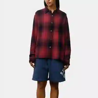 Stussy SS25 LOOSE WEAVE PLAID SHIRT
