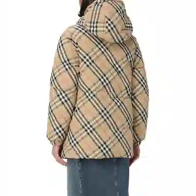Burberry Check Reversible Hoodie Jacket