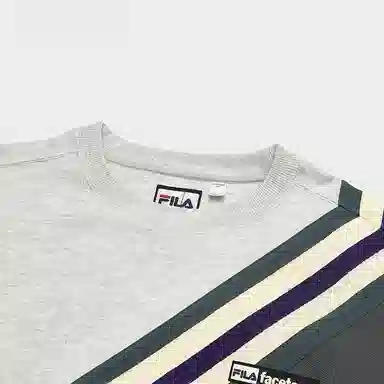 FILA Fusion x Facetasm Striped Crewneck Sweatshirt