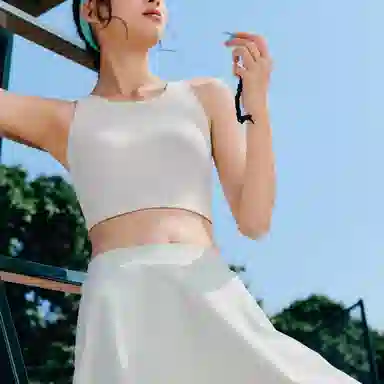 蕉下 纯色圆领合身背心 女款