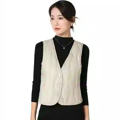 雅鹿 修身轻薄款保暖单排扣羽绒服 女款