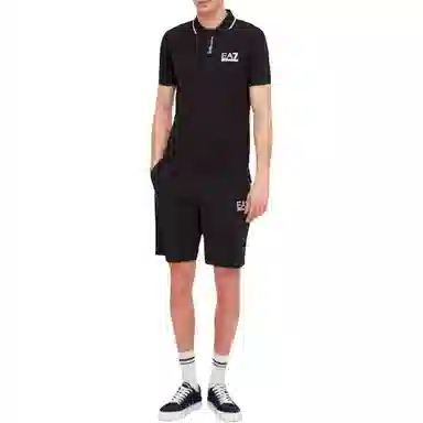 Emporio Armani EA7 Black Shorts
