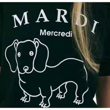 MARDI MERCREDI SS25 TSHIRT DDANJI CH.06_BLACK WHITE T