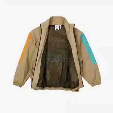 adidas Originals x PALACE Logo Stripe Jacket Brown
