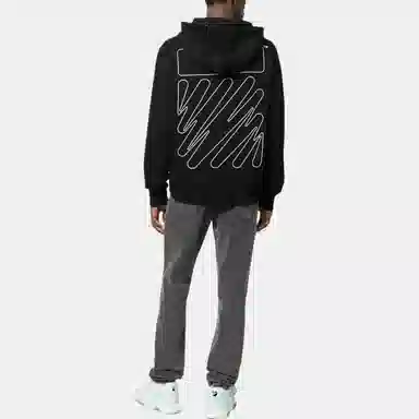 OFF-WHITE Hoodie Black