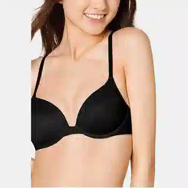 Victoria's Secret PINK Wear Everywhere T-Shirt Bra Black