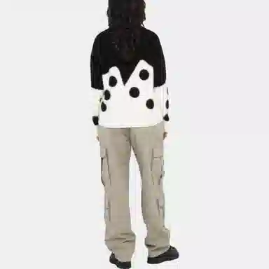 Stussy FW23 Dice Fuzzy Crew Sweater