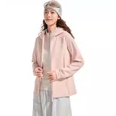 探路者  加绒防风保暖  软壳衣  女款