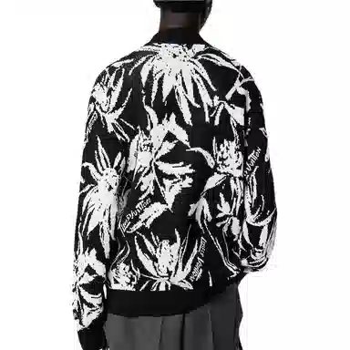 Louis Vuitton SS23 Jacquard Knit Sweater Black