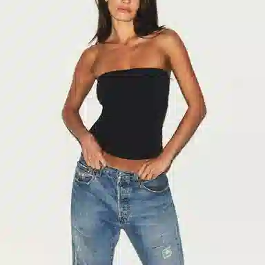 SKIMS SS25 COTTON JERSEY TUBE TOP