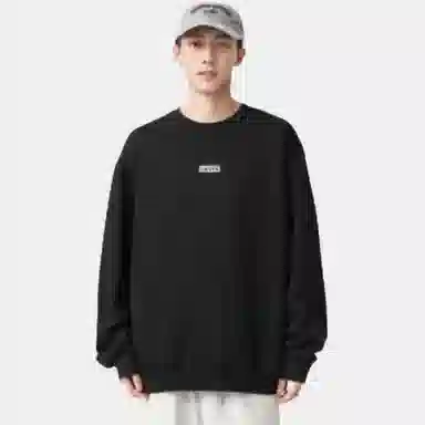 Levi's Ribbed Crewneck Sweatshirt Black
