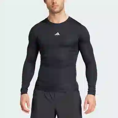 adidas Techfit Compression Training Long Sleeve Tee LogoT