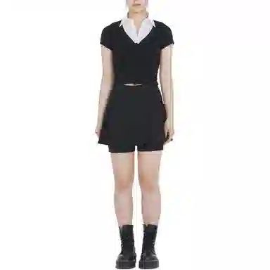 NOT YOUR ROSE SS25 Serena top (Black)