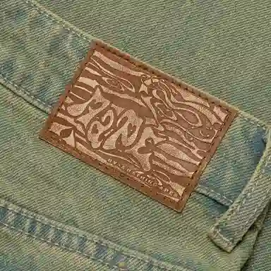 Aape Wide Leg Jeans Blue