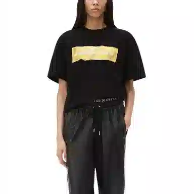 Alexander Wang SS21 Black T-Shirt