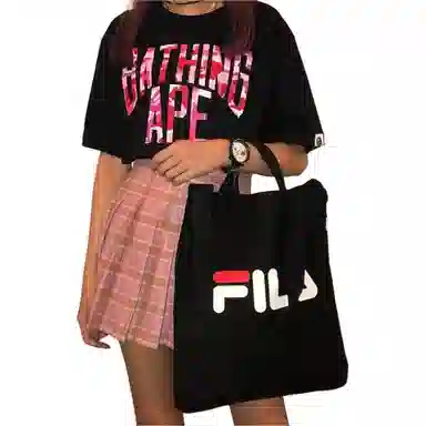 BAPE Logo Crewneck T-Shirt